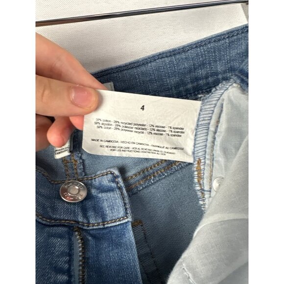 Ella Moss Womens Light Blue Slim Fit Jeans Size 4 Mid-Rise Denim Comfortable Eve - Picture 3 of 7